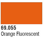 Vallejo Orange Fluorescent 17ml Mecha Color Hobby and Model Acrylic Paint #69055