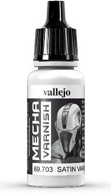 Vallejo Satin Varnish 17ml Mecha Color Hobby and Model Paint Supply #69703