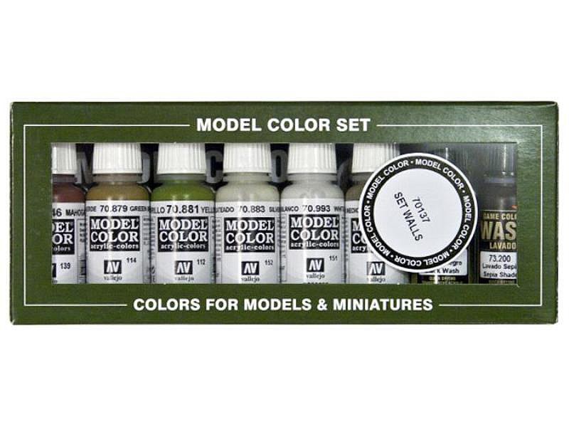 Vallejo Paints & Accessories VLJ-70151 Black And White Paint Set