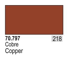 Vallejo Metallic Copper Model Color 35ml Hobby and Model Acrylic Paint #70797
