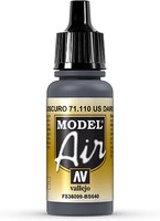 Vallejo Model Air UK EXT DK SEA GREY 17ml