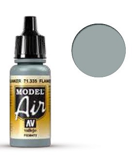 Vallejo 17ml Bottle Flanker Light Grey Model Air Hobby and Model Acrylic Paint #71335