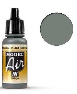 Vallejo 17ml Bottle Grey Green Model Air Hobby and Model Acrylic Paint #71340