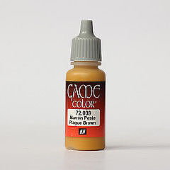 Vallejo PLAGUE BROWN 17ml Hobby and Model Acrylic Paint #72039