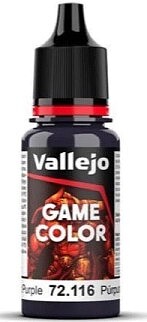 Vallejo 18ml Bottle Midnight Purple Game Color Hobby and Model Acrylic Paint #72116