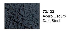 Vallejo Dark Steel Pigment Powder (30ml) Paint Pigment #73123