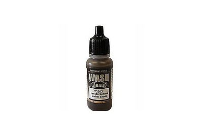 Vallejo UMBER WASH 17ml Hobby and Model Acrylic Paint #73203