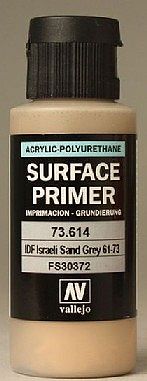 Vallejo Surface Primer IDF Israeli Sand Grey 60ml Bottle Hobby and Model Paint Supply #73614