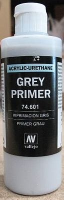 Vallejo Grey Primer 200ml Bottle Hobby and Model Paint Supply #74601