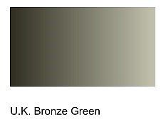 Vallejo UK Bronze Green Primer (200ml Bottle) Hobby and Model Acrylic Paint #74607