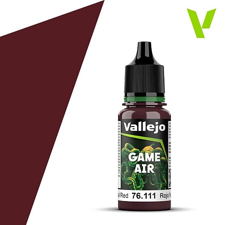 Vallejo Game Air Nocturnal Red (18ml bottle) Hobby and Plastic Model Acrylic Paint #76111