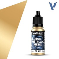 Vallejo True Metallic light Imperial Gold 18ml