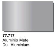 Vallejo Dull Aluminum Metal Color (32ml Bottle) Hobby and Model Acrylic Paint #77717