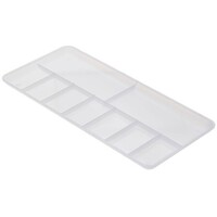 Vallejo Rectangular Plastic Palette (18X8.5 cm)