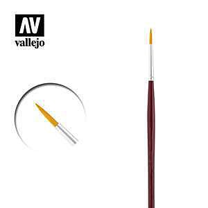 Vallejo Round Synthetic Brush NO. 2 Hobby and Model Paint Brush #p54002