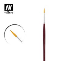 Vallejo Round Synthetic Brush NO.6 Hobby and Model Paint Brush #p54006