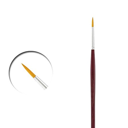 Vallejo Round Synthetic Brush NO.2/0 Hobby and Model Paint Brush #p54020