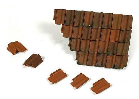Vallejo Damaged Tile Roof section (unpainted) Plastic Model Military Diorama 1/35 Scale #sc230