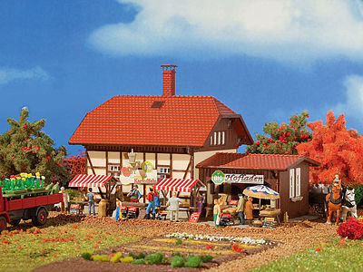 Vollmer Organic Farm Shop Kit HO Scale Model Railroad Building #3951