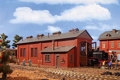 engine brick ho scale vollmer loco shed railroad doors automatic kit building single gmbh mechanism lock bio track hobbylinc door