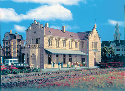 Vollmer Bad Wimpfen Station Kit HO Scale Model Railroad Building #43508