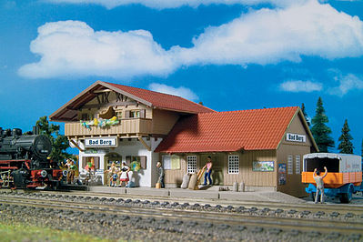 Vollmer Station Bad Berg Kit HO Scale Model Railroad Building #43526