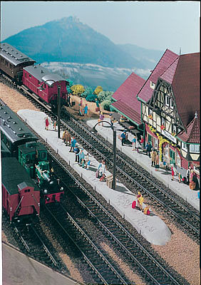 Vollmer Station Platform Neuffen Kit HO Scale Model Railroad Building #43539