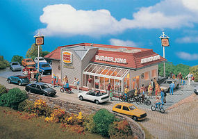Vollmer Burger King Kit HO Scale Model Railroad Building #43632