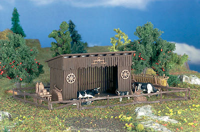 Vollmer Cattle Shelter Kit HO Scale Model Railroad Building #43741