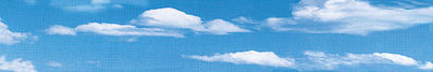 Vollmer Sky & Clouds Background Scene Model Railroad Miscellaneous Scenery #46105