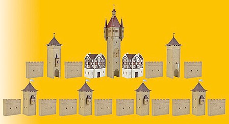 Vollmer Castle Of The Middle Ages Kit HO Scale Model Railroad Building #49910