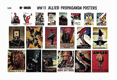 Verlinden 1/35 Allied Propaganda Posters Diorama Book #0015