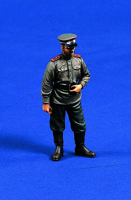Verlinden 54mm WWII Russian Tank Officer Resin Model Military Figure Kit 1/32 Scale #0290