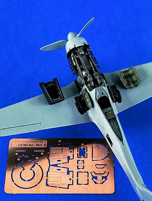Verlinden Fw190D9 Detail Set Plastic Model Aircraft Accessory 1/48 Scale #1190
