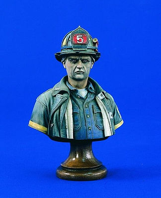 Verlinden 200mm FDNY Firefighter Bust Resin Model Figure Kit 1/10 Scale #1781