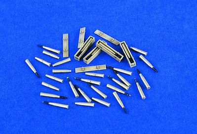 Verlinden 88mm Ammo PAK 43 King Tiger, Jagdpanther Plastic Model Weapon Accessory 1/48 Scale #2341