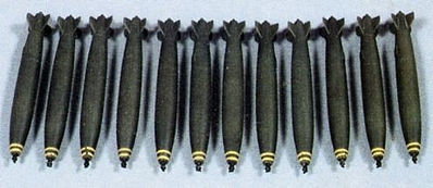 Verlinden Mk83 GP 1000lb Bombs (12) Plastic Model Weapon Kit 1/48 Scale #2592
