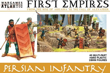 Wargames First Empires Persian Infantry w/ Weapons(40) Plastic Model Multipart Military Figure Kit #fe1
