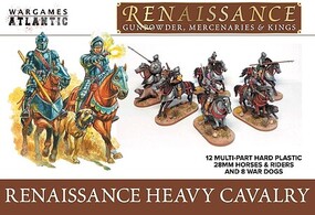 Wargames Renaissance Heavy Cavalry (12 Mtd) & Dogs (8)
