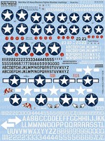 Warbird USN & Marine Fighter/Bomber Mid to Late War Plastic Model Aircraft Decal Kit 1/72 #172218