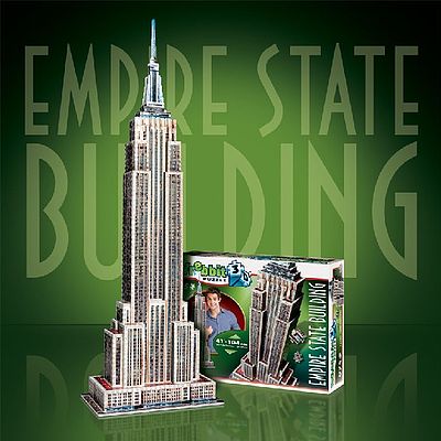 Wrebbit Empire State Building, USA (975pcs) 3D Jigsaw Puzzle #2007