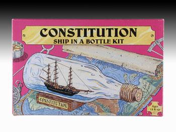 Woodkrafter Ship in Bottle Constitution Kit