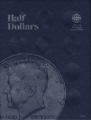 Whitman Half Dollars Plain Coin Folder Coin Collecting Book and Supply #0307090450