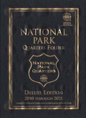 Whitman National Park Quarters 2010-21 Deluxe Edition Coin Collecting Book and Supply #0794828752
