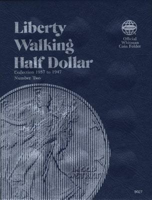 Whitman Liberty Walking #2 Half Dollar Folder 1937-1947 Coin Collecting Book and Supply #09027-2