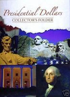 Whitman Presidential Dollar Tri-Fold Folder Coin Collecting Book and Supply #2179