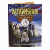 Whitman Nat'l Park Cushioned Folder Coin Collecting Book and Supply #2878