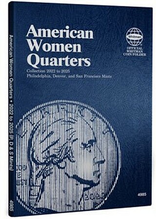 Whitman Quarters American Women 2022-25 PDSF BLU