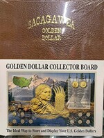 Whitman Sacagawea Dollar Collector Board 2000-2009 (15'' x 23'') (D)