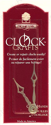 Walnut-Hollow Gold Clock Hands 2.69 Clock Making Accessory #1007